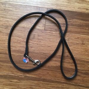 Black Leather Leash